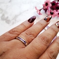 Anillo piedra morada - comprar online