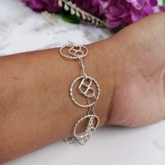 PULSERA CORAZONES Y CIRCULOS - comprar online