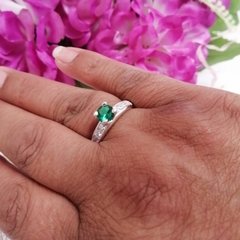 ANILLO SOLITARIO GREEN - comprar online