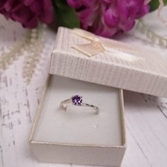 ANILLO SOLITARIO VIOLET