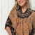 Blusinha Caftan Manga Curta Morcego Boho hippie Batik - loja online