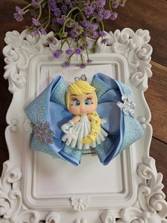 Laço Maria Antônia G Biscuit - Princesa Elsa Frozen - comprar online