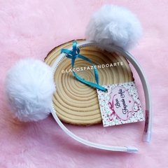 Tiara Pompom de Pelúcia - loja online