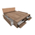 Cama Plataforma Benethon Box C/cajones Y Zapatero - 2 Plazas