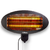 Calefactor Infrarojo Pared Liliana 650-1300-2000w Cipar2000 Color Negro - comprar online