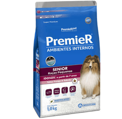 RAÇÃO PREMIER SENIOR RAÇAS PEQUENAS A PARTIR DE 7 ANOS - 1 KG - comprar online