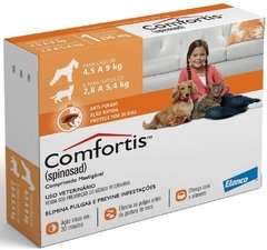 COMFORTIS LARANJA (270MG) 4,5KG A 9 KG CÃES/ 2,8KG A 5,4KG GATOS - 1 COMPRIMIDO - comprar online