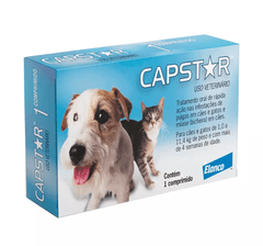 CAPSTAR AZUL(11,4MG) 1 COMPRIMIDO - CÃES E GATOS ATÉ 11,4KG - comprar online