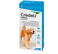 ANTIPULGAS CREDELI AZUL(900MG) 22KG - 45KG - 3 TABLETE - comprar online