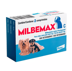 MILBEMAX C (0,5- 5 KG) CÃES - 2 COMPRIMIDOS - comprar online