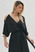 Vestido Laurent Midi Preto - comprar online