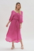 Vestido Laurent Midi Pink - loja online