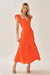 Vestido Fiona Midi Laranja