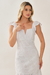 Vestido Fiona Midi Branco - comprar online