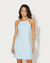 Vestido Curto Naomi Azul Claro - comprar online