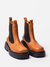 Bota caña corta Moon en cuero liso . - comprar online