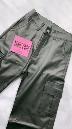 PANTALON CARGO ENGOMADO TAJO - TAANLOCA 