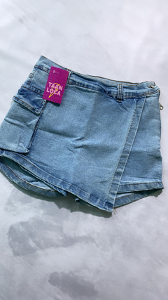 SKORT JEANS ELASTIZADO