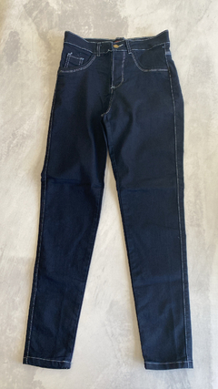 JEANS CHUPIN TIRO ALTO AZUL OSCURO - comprar online