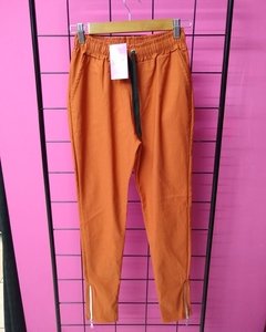 PANTALON BABUCHA CAFE CON CIERRE TOBILLO - tienda online