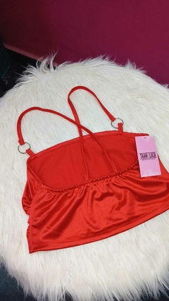 TOP ROJO ARGOLLITA - comprar online