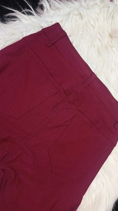 PANTALON BENGALINA BORDO BOTON - comprar online