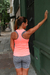 Musculosa Run Coral fluo - comprar online