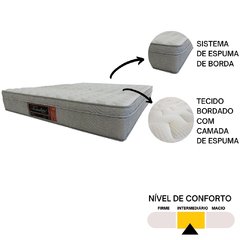 Conjunto Colchão Casal Totalité com Box Universal Marrom 138x188x68cm - comprar online