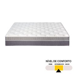 Conjunto Colchão Casal Sleep Fresh Sankonfort com Box Universal Preto 138x188x71cm - Sonno Colchões