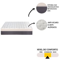 Conjunto Colchão Casal Serenus Sankonfort com Box Universal Bege 138x188x77cm na internet