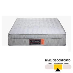Conjunto Colchão Casal Totalité com Box Universal Bege 138x188x68cm - Sonno Colchões