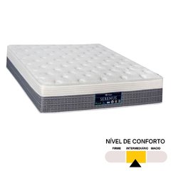 Conjunto Colchão Casal Serenus Sankonfort com Box Universal Preto 138x188x77cm - loja online