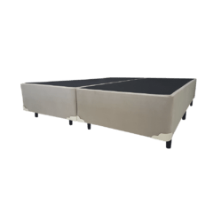 Base Cama Box Universal Suede King Bege 193x203x41cm na internet