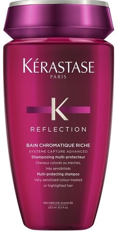 Shampoo Multiprotetor Cab. Sensibilizado KÉR Bain Chromatique Riche - Reflection - Kérastase - 250ml