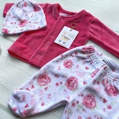 Ajuar de Plush Coral Bata Lisa - comprar online