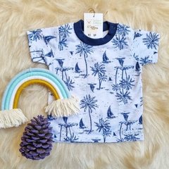 Remera Summer Estampada Palmeras