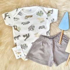 Conjunto Dúo Body Americano + Short PETROLEO