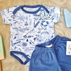 Conjunto Dúo Body Americano + Short -MODELO NAUTICO