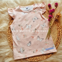 Remera Butterfly Pastel con Mangas Japonesas