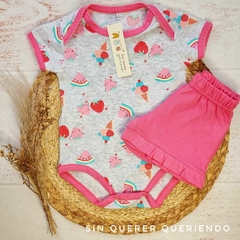 Conjunto 2 Piezas, Body Americano + Short - FRUTIS