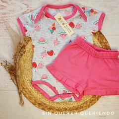 Conjunto 2 Piezas, Body Americano + Short - FRUTIS - comprar online