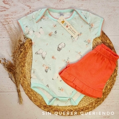 Conjunto 2 Piezas, Body Americano + Short - BUTTERFLY