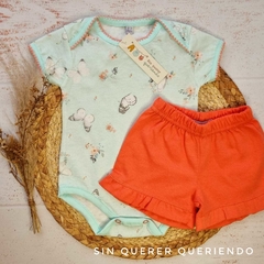 Conjunto 2 Piezas, Body Americano + Short - BUTTERFLY - comprar online