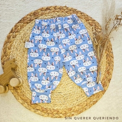 Pantalón Estampado c/puñito R/N - 0/3 M