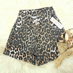 Short Animal Print Cintura Alta - comprar online