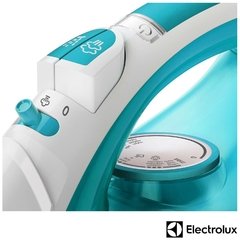 Ferro a Vapor Electrolux SteamLine 1500W Anti-gotejamento, Sistema de Autolimpeza, Branco e Azul - SIV11 - comprar online