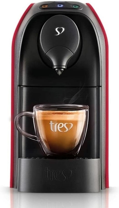 Cafeteira Espresso TRES Passione Multibebidas - Vermelha