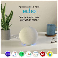 Smart Speaker Amazon Alexa Echo Dot 5 Geração. Branca - ESFERAZUL DIGITAL