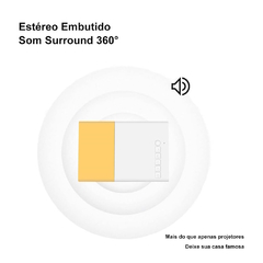 Projetor LED Branco e Amarelo na internet