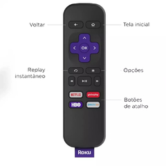 ROKU EXPRESS Player de Streaming Full Hd com cabo HDMI e USB - comprar online